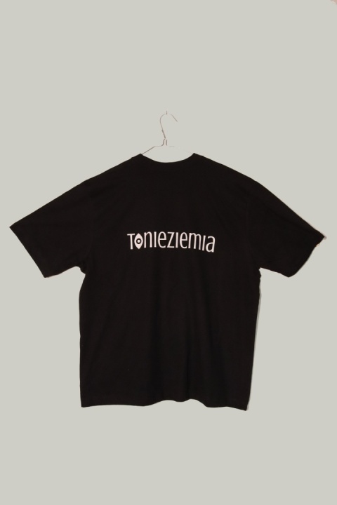 T-shirt FLAMEBOI ciemny oversize