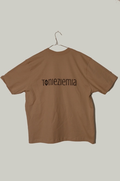 T-shirt FLAMEBOI jasny oversize