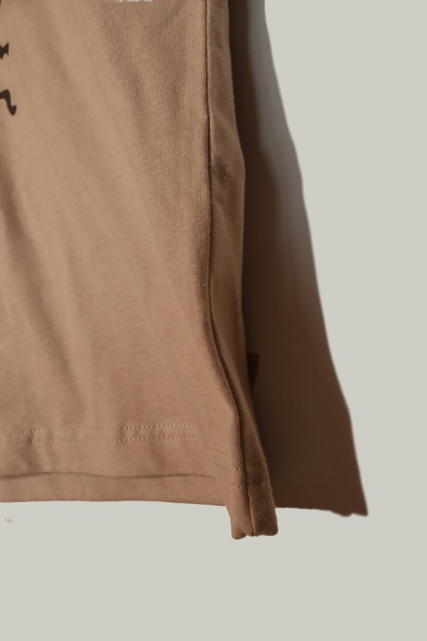 T-shirt FLAMEBOI jasny oversize