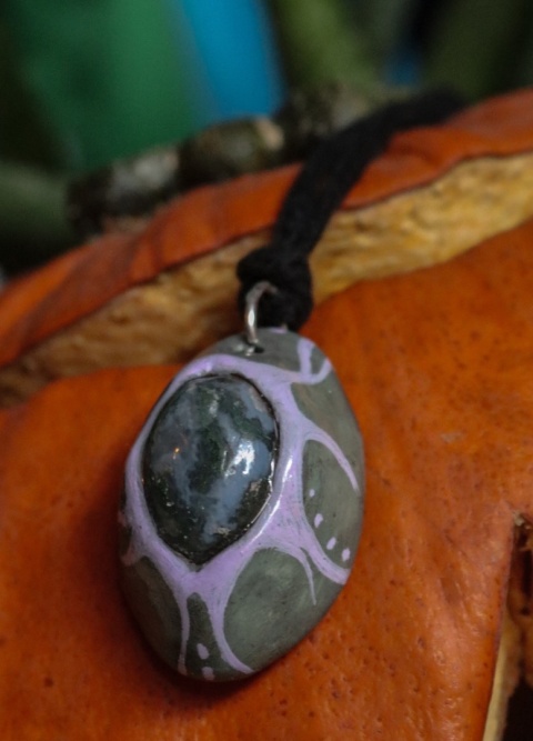 wiosiorek z agatem mszystym