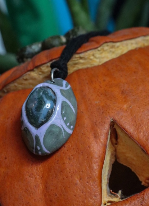 wiosiorek z agatem mszystym