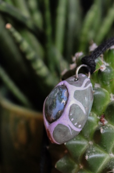 wiosiorek z agatem mszystym